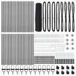 vidaXL Îngrădire cu stâlpi Gri 0.8 x 100 m otel acoperit cu PVC vidaXL Îngrădire cu stâlpi Gri 0.8 x 100 m otel acoperit cu PVC