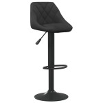 vidaXL Scaun de bar, negru, catifea vidaXL Scaun de bar, negru, catifea