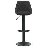 vidaXL Scaun de bar, negru, catifea vidaXL Scaun de bar, negru, catifea