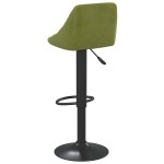 vidaXL Scaun de bar, verde deschis, catifea vidaXL Scaun de bar, verde deschis, catifea