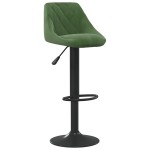 vidaXL Scaun de bar, verde închis, catifea vidaXL Scaun de bar, verde închis, catifea