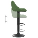 vidaXL Scaun de bar, verde închis, catifea vidaXL Scaun de bar, verde închis, catifea