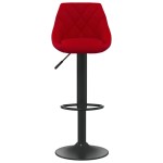 vidaXL Scaun de bar, roșu vin, catifea vidaXL Scaun de bar, roșu vin, catifea