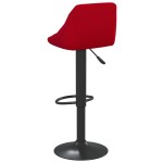 vidaXL Scaun de bar, roșu vin, catifea vidaXL Scaun de bar, roșu vin, catifea