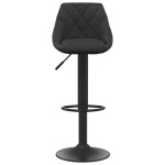 vidaXL Scaune de bar, 2 buc., negru, catifea vidaXL Scaune de bar, 2 buc., negru, catifea