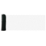 vidaXL Îngrădire cu stâlpi Verde 0.6 x 25 m otel acoperit cu PVC
