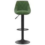 vidaXL Scaune de bar, 2 buc., verde închis, catifea vidaXL Scaune de bar, 2 buc., verde închis, catifea