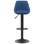 vidaXL Scaune de bar, 2 buc., albastru, catifea vidaXL Scaune de bar, 2 buc., albastru, catifea