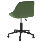 vidaXL Scaun de birou pivotant, verde închis, catifea vidaXL Scaun de birou pivotant, verde închis, catifea