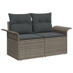 vidaXL Set de canapele pentru grădină Manual 9 pcs Gri 55 x 55 x 37 cm vidaXL Set de canapele pentru grădină Manual 9 pcs Gri 55 x 55 x 37 cm