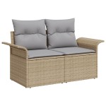 vidaXL Set de canapele pentru grădină 10 pcs Beige și gri deschis vidaXL Set de canapele pentru grădină 10 pcs Beige și gri deschis