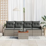 vidaXL Set de canapele pentru grădină Manual 5 pcs Gri 55 x 55 x 37 cm