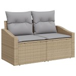 vidaXL Set de canapele pentru grădină 6 pcs bej și gri deschis vidaXL Set de canapele pentru grădină 6 pcs bej și gri deschis