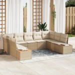 vidaXL Set de canapele pentru grădină cu pernă 5 pcs bej și crem vidaXL Set de canapele pentru grădină cu pernă 5 pcs bej și crem