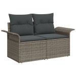 vidaXL Set de canapele pentru grădină 11 pcs Gri 100 x 55 x 73 cm