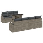 vidaXL Set de canapele pentru grădină 8 pcs Gri 100 x 55 x 73 cm vidaXL Set de canapele pentru grădină 8 pcs Gri 100 x 55 x 73 cm