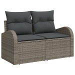 vidaXL Set de canapele pentru grădină 8 pcs Gri 100 x 55 x 73 cm vidaXL Set de canapele pentru grădină 8 pcs Gri 100 x 55 x 73 cm