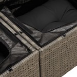 vidaXL Set de canapele pentru grădină 8 pcs Gri 100 x 55 x 73 cm vidaXL Set de canapele pentru grădină 8 pcs Gri 100 x 55 x 73 cm