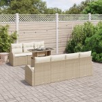 vidaXL Set de canapele pentru grădină 8 pcs Bej 100 x 55 x 73 cm vidaXL Set de canapele pentru grădină 8 pcs Bej 100 x 55 x 73 cm