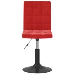 vidaXL Scaune de bucătărie pivotante, 2 buc., roșu vin, catifea vidaXL Scaune de bucătărie pivotante, 2 buc., roșu vin, catifea