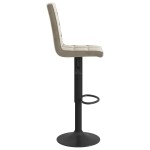 vidaXL Scaun de bar, gri deschis, catifea vidaXL Scaun de bar, gri deschis, catifea