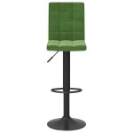 vidaXL Scaun de bar, verde închis, catifea vidaXL Scaun de bar, verde închis, catifea