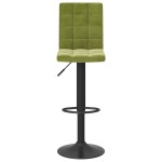 vidaXL Scaune de bar, 2 buc., verde deschis, catifea vidaXL Scaune de bar, 2 buc., verde deschis, catifea
