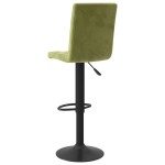vidaXL Scaune de bar, 2 buc., verde deschis, catifea vidaXL Scaune de bar, 2 buc., verde deschis, catifea