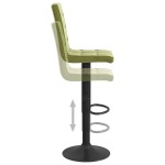 vidaXL Scaune de bar, 2 buc., verde deschis, catifea vidaXL Scaune de bar, 2 buc., verde deschis, catifea