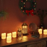 vidaXL Lumânări LED electrice, 24 buc., alb cald vidaXL Lumânări LED electrice, 24 buc., alb cald