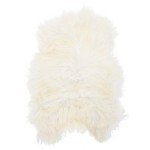 vidaXL Husă de scaun piele de oaie islandeză, crem, 70x110 cm vidaXL Husă de scaun piele de oaie islandeză, crem, 70x110 cm