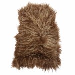 vidaXL Husă de scaun piele de oaie islandeză, maro, 70x110 cm vidaXL Husă de scaun piele de oaie islandeză, maro, 70x110 cm