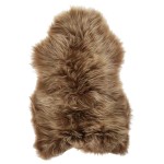 vidaXL Husă de scaun piele de oaie islandeză, maro, 70x110 cm vidaXL Husă de scaun piele de oaie islandeză, maro, 70x110 cm