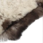vidaXL Piele de oaie, culoare mixtă, (60-70)x(90-100) cm
