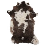 vidaXL Piele de oaie, culoare mixtă, (60-70)x(90-100) cm