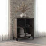 vidaXL Dulap de depozitare,gri,72x36x82cm,metal și MDF vidaXL Dulap de depozitare,gri,72x36x82cm,metal și MDF
