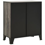vidaXL Dulap de depozitare,gri,72x36x82cm,metal și MDF vidaXL Dulap de depozitare,gri,72x36x82cm,metal și MDF