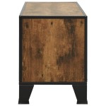 vidaXL Dulap TV ,maro,105x36x47 cm,metal și MDF