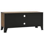 vidaXL Dulap TV ,maro,105x36x47 cm,metal și MDF