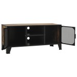 vidaXL Dulap TV ,maro,105x36x47 cm,metal și MDF