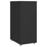 vidaXL Fișet mobil, negru, 28x41x69 cm, metal vidaXL Fișet mobil, negru, 28x41x69 cm, metal
