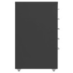 vidaXL Fișet mobil, antracit, 28x41x69 cm, metal vidaXL Fișet mobil, antracit, 28x41x69 cm, metal