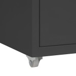 vidaXL Fișet mobil, antracit, 28x41x69 cm, metal vidaXL Fișet mobil, antracit, 28x41x69 cm, metal