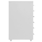 vidaXL Fișet mobil, gri, 28x41x69 cm, metal vidaXL Fișet mobil, gri, 28x41x69 cm, metal