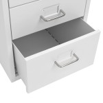 vidaXL Fișet mobil, gri, 28x41x69 cm, metal vidaXL Fișet mobil, gri, 28x41x69 cm, metal