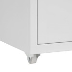 vidaXL Fișet mobil, gri, 28x41x69 cm, metal vidaXL Fișet mobil, gri, 28x41x69 cm, metal