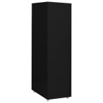 vidaXL Fișet mobil, negru, 28x41x109 cm, metal vidaXL Fișet mobil, negru, 28x41x109 cm, metal