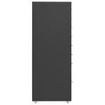 vidaXL Fișet mobil, antracit, 28x41x109 cm, metal vidaXL Fișet mobil, antracit, 28x41x109 cm, metal