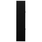 vidaXL Dulap de birou, negru, 90x40x180 cm, oțel vidaXL Dulap de birou, negru, 90x40x180 cm, oțel