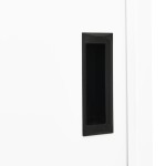 vidaXL Dulap de birou cu ușă glisantă, alb, 90x40x180 cm, oțel